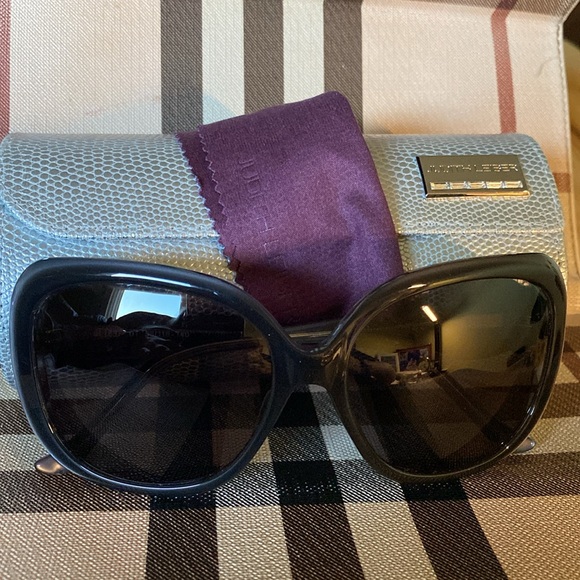Judith Lieber Handmade In Italy Stunning Sparkling Crystals Oversized Sunglasses - Picture 4 of 16